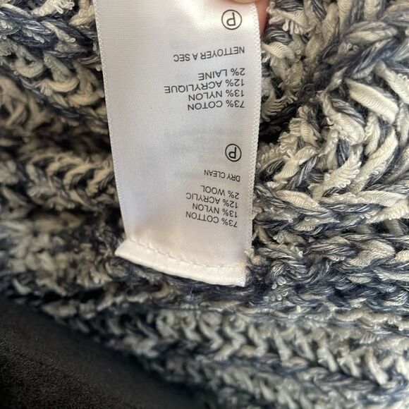 Tommy Bahama chunky open front indigo cardigan - Picture 7 of 9